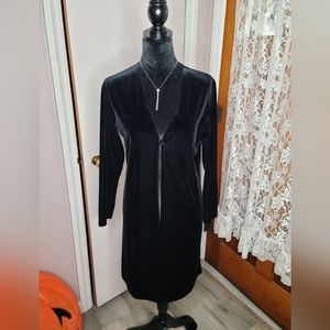 ♠️NOTATIONS Velvet Long Sleeve Cardigan